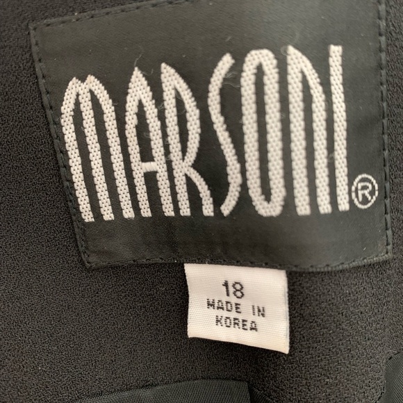 Jackets, MARSONI, size 18, color black - Picture 3 of 4